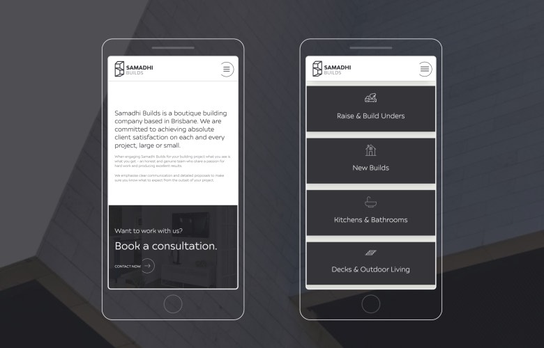Samadhi Builds ⋆ Portfolio ⋆ Thrive Digital Gold Coast